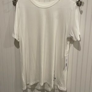 NWT Johnny Was Calme Embroidered Yoga Crew Neck T Shirt!